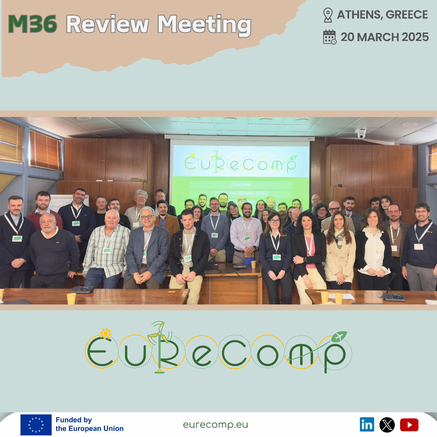 EuReComp Holds 36-Month Review Meeting in Athens
