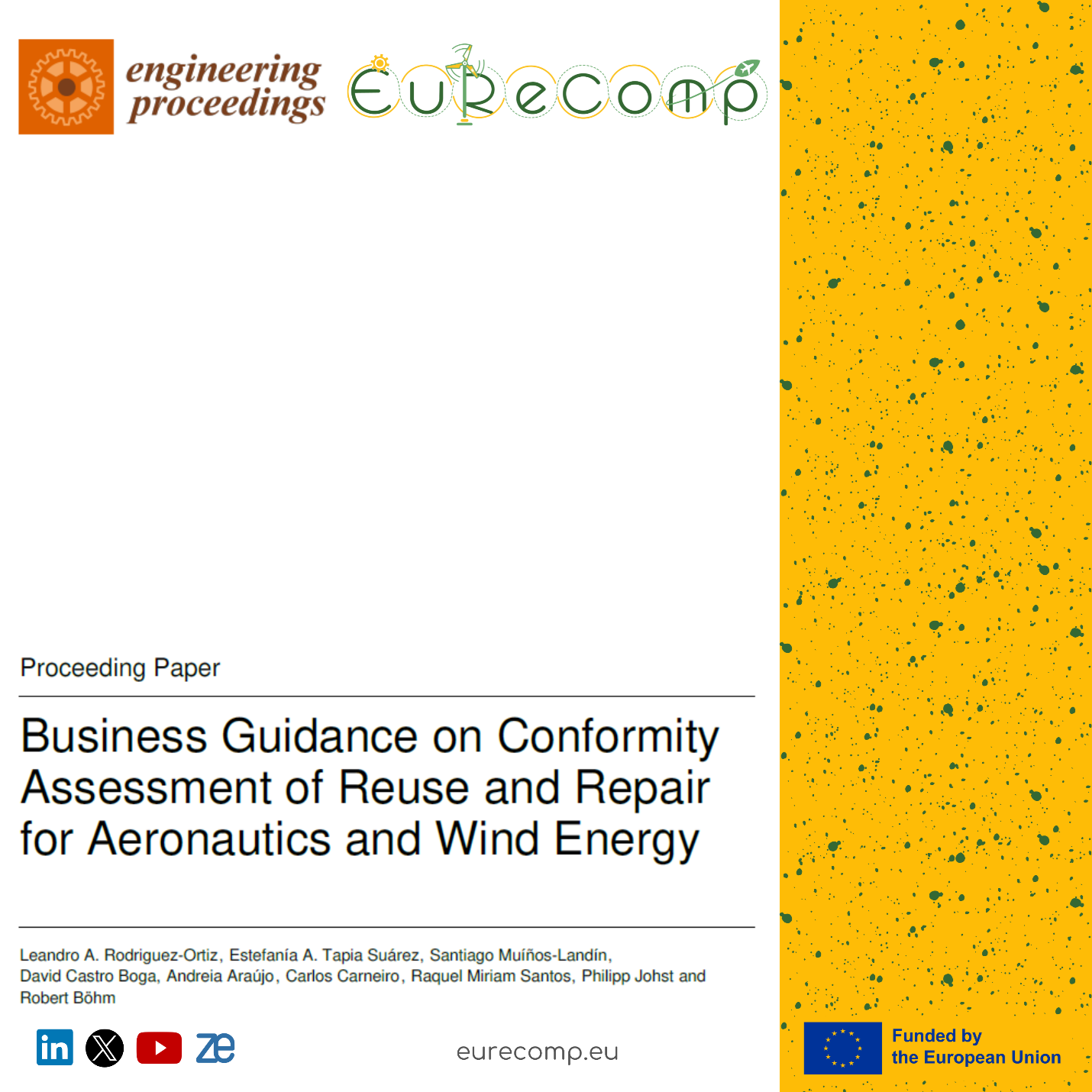 New EuReComp Paper Offers Guidance on Reuse and Repair of Composites in Aeronautics and Wind Energy