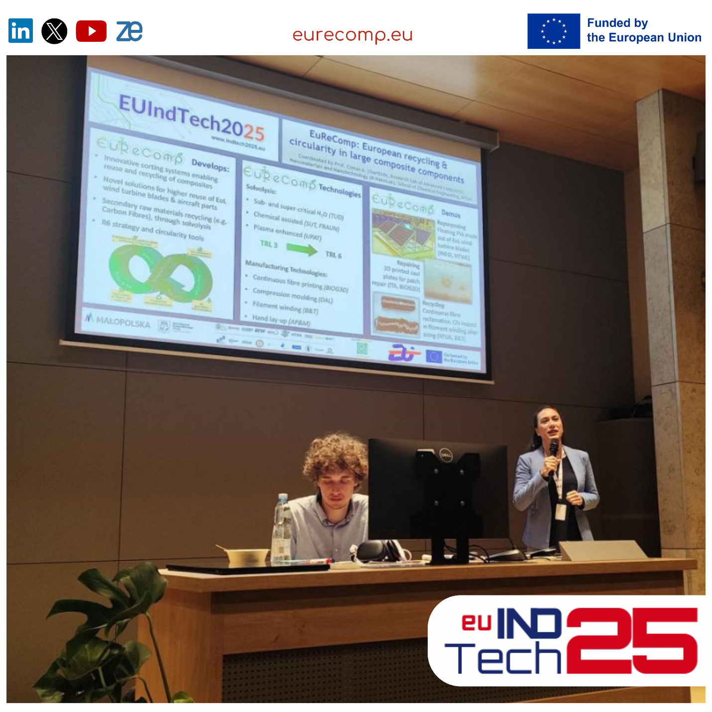 EuReComp Presented at IndTech 2025 Conference