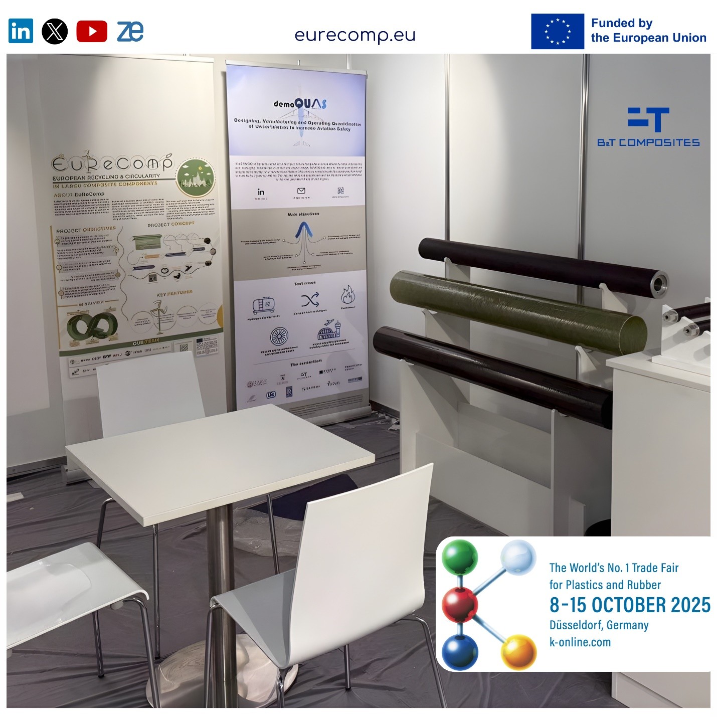 EuReComp Featured at K-Messe 2025 in Düsseldorf