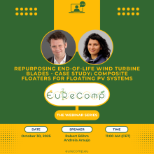 8th EuReComp Webinar – Repurposing End-of-Life Wind Turbine Blades